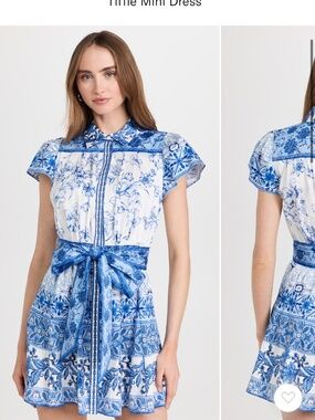 chinese dress ladies alice + olivia Women's Shirley Vegan Leather Pleated Mini Shirt Dress,  Royal, 10 at Amazon Women's Clothing store
